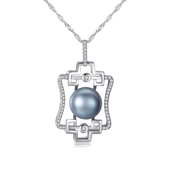 Freshwater Pearl Necklace | Pendant | 925 Sterling Silver