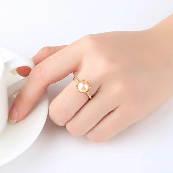 Natural Freshwater Pearl Rings | 925 Sterling Silver