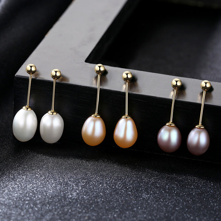 Simplicity Pearl Stud Earrings | 925 Sterling Silver